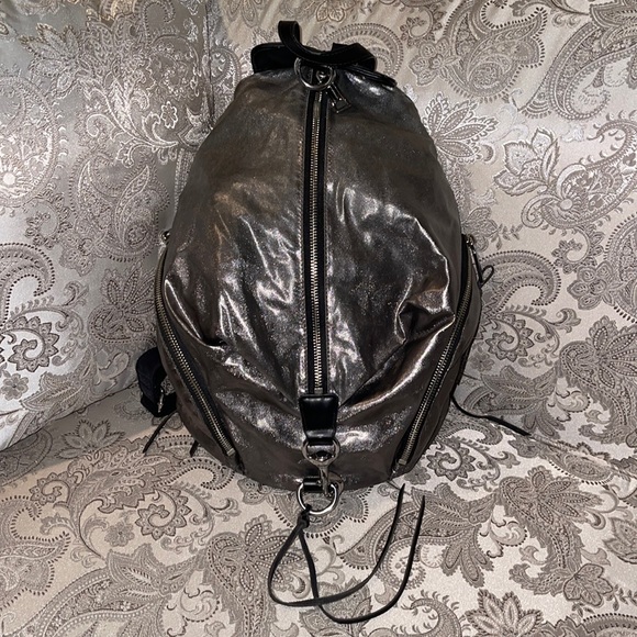 Rebecca Minkoff Bags Rebecca Minkoff Metallic Backpack Poshmark